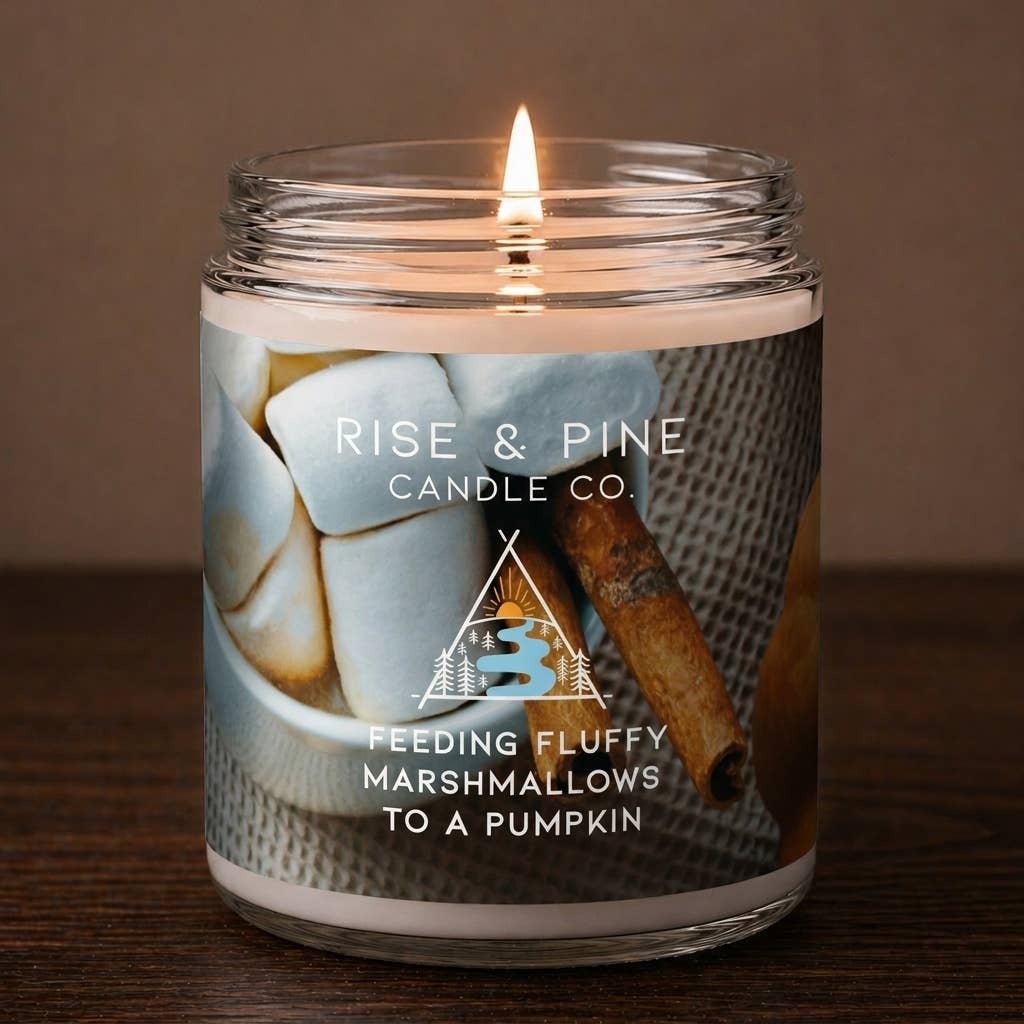 Pumpkin Marshmallow Soy Wax Candle