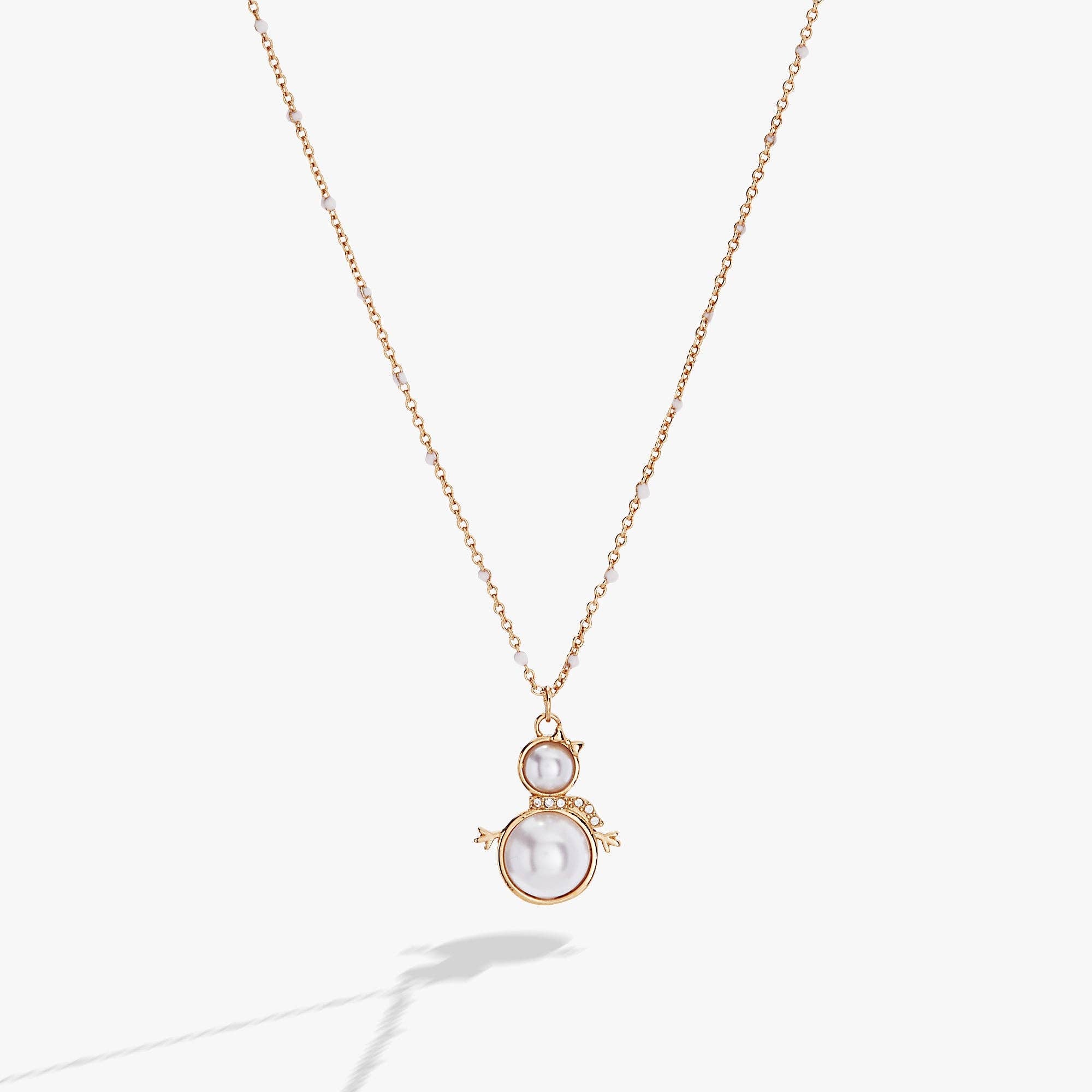 Snowwoman Necklace: Shiny Gold