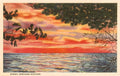Art Print MI-02 Sunset on Lake, Northern Michigan