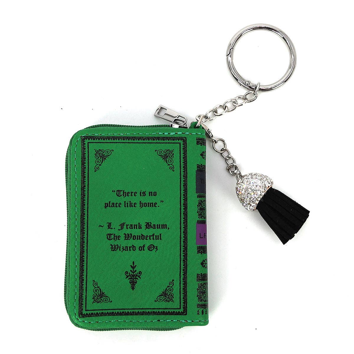THE WIZARD OF OZ BOOK BAG CHARM COIN PURSE IN VINYL