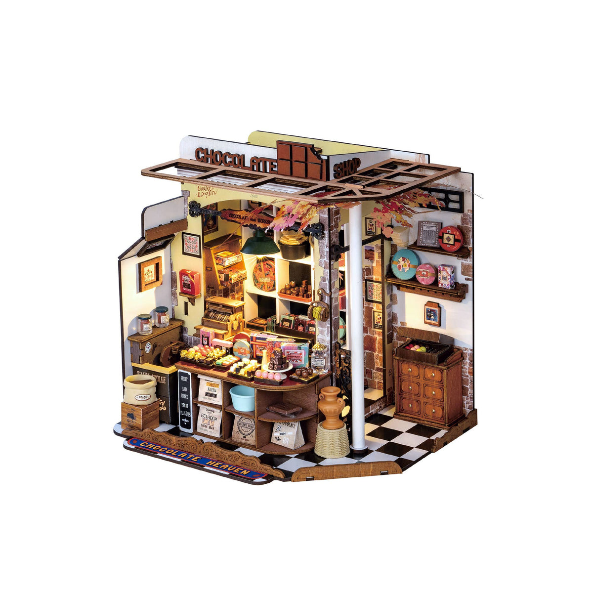 DIY Miniature House Kit: Henry's Chocolate