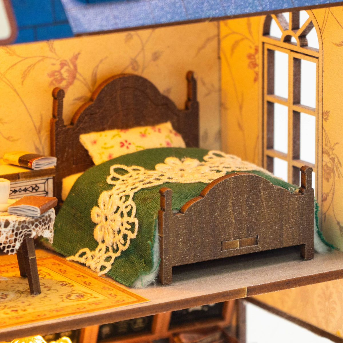 DIY Miniature House Kit: Golden Bakehouse