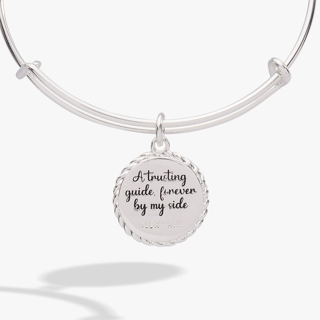 Aunt 'A Trusting Guide Forever By My Side' Charm Bangle: Gold