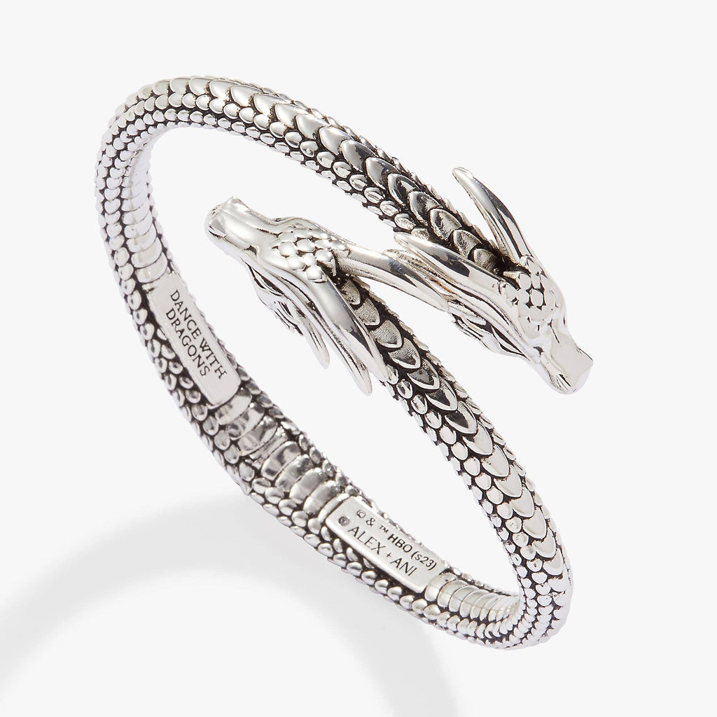 House of the Dragon™ Cuff Bracelet: Antiqued Silver