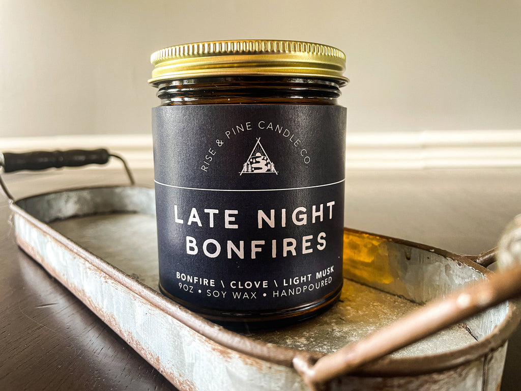 Bonfire/Campfire Soy Wax Candle - 9oz