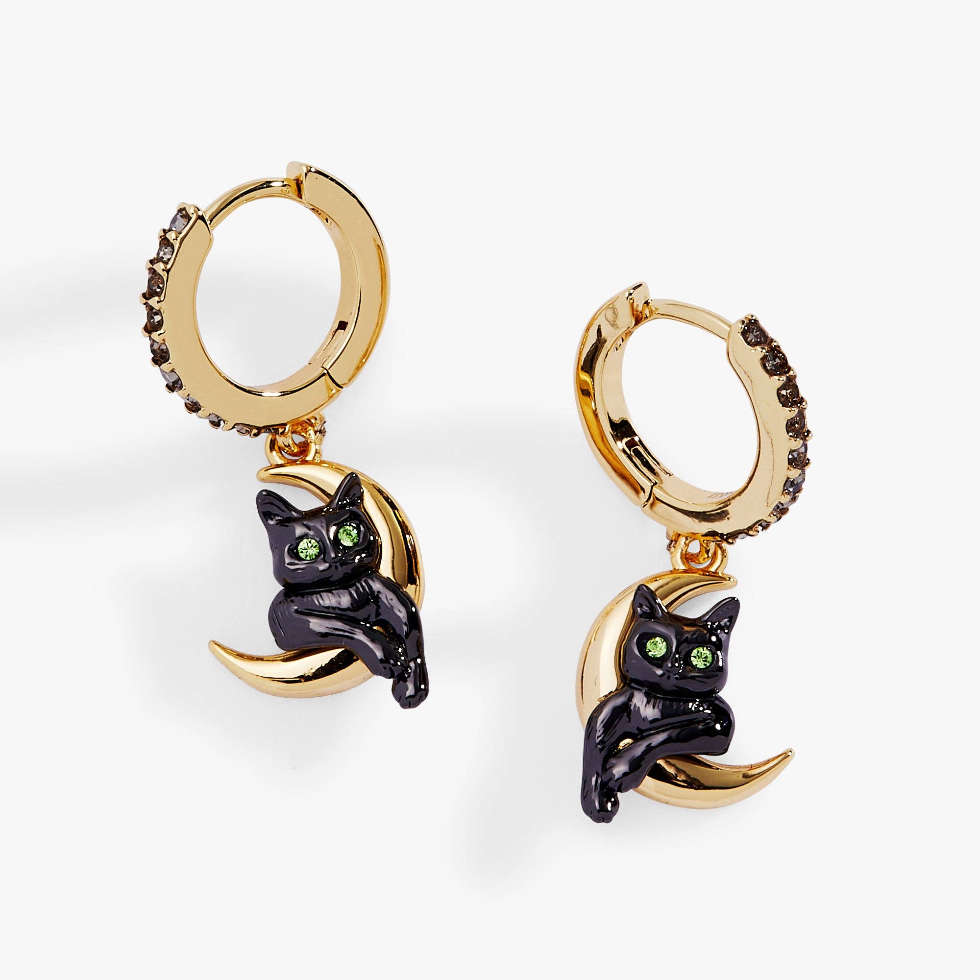 Celestial Cat Huggie Earring: Two Tone