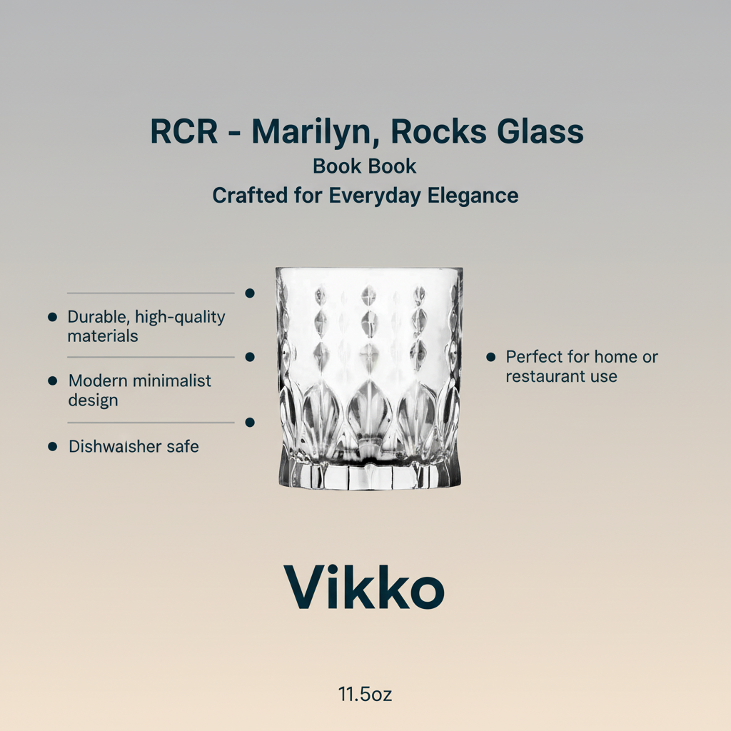 RCR - Marilyn, Rocks Glass, 11.5oz