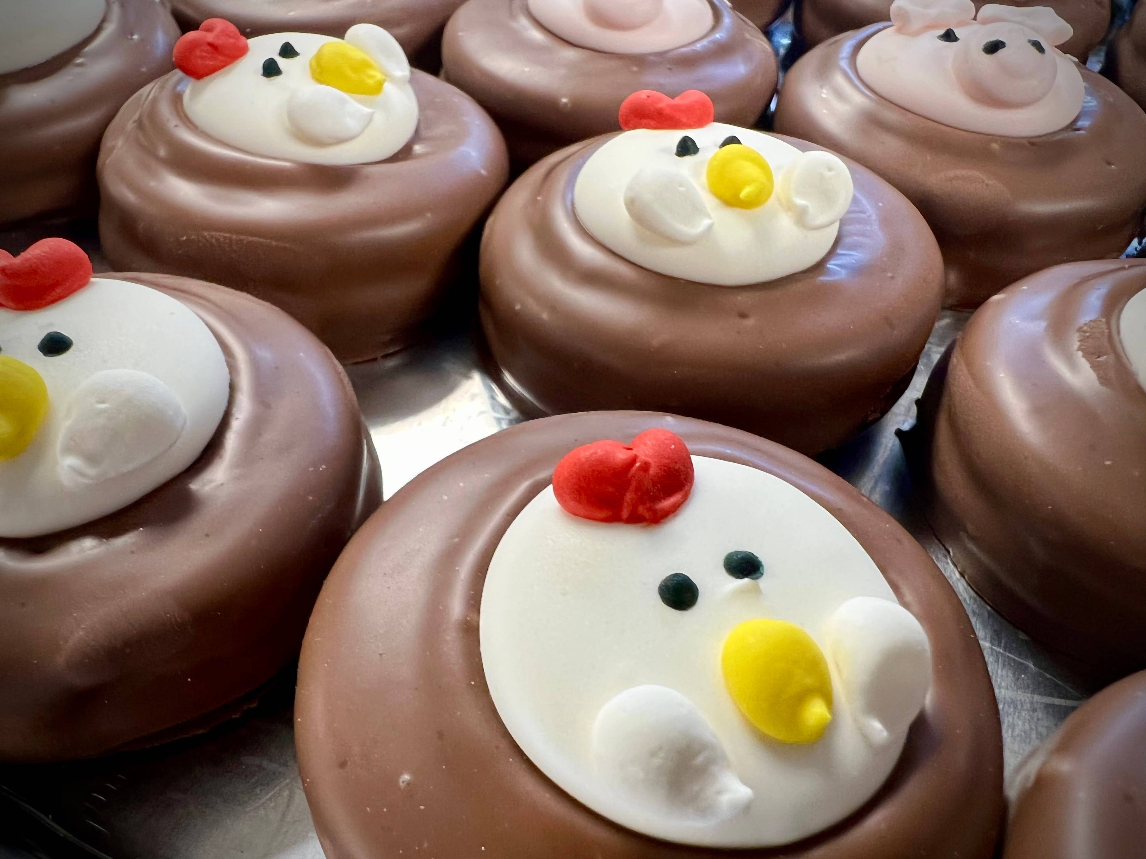 O’Oreo “Farm Animal Faces” 🐔  🐮   w/ Milk Chocolate 3PK