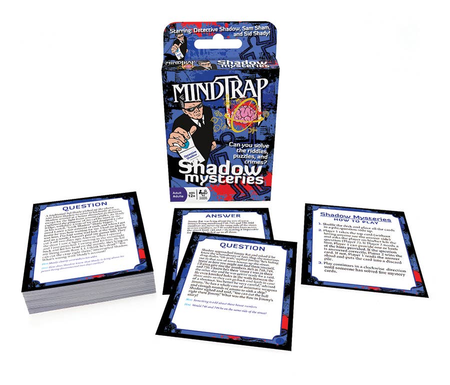 MindTrap® Shadow Mysteries – Solve the Crime. Catch the Clue