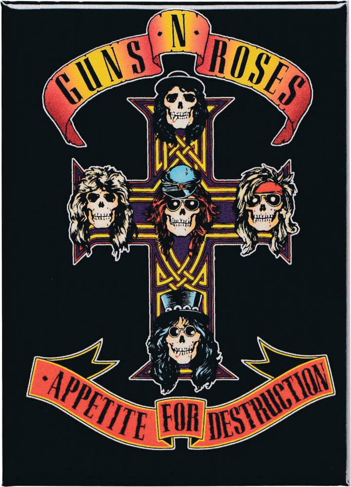 Magnet - Guns N' Roses Appetite 1980s Heavy Metal Music Band