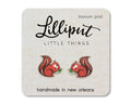 Red Squirrel Earrings // Fall Earrings