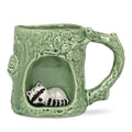 Tree Look Mug with Raccoon-4"H(12oz)