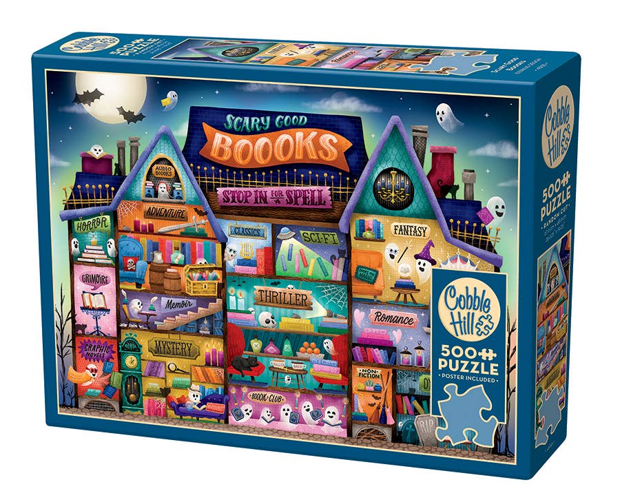 Scary Good Books 500-Piece Cobble Hill Puzzle