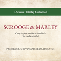 Scrooge & Marley Literary Holiday Candle | Dickens Christmas