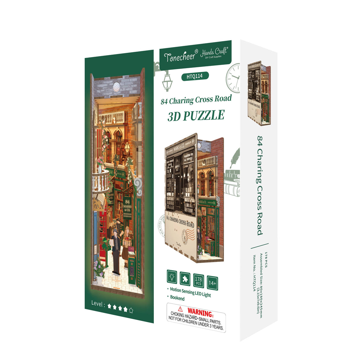 DIY Book Nook Kit: 84 Charing Cross Road