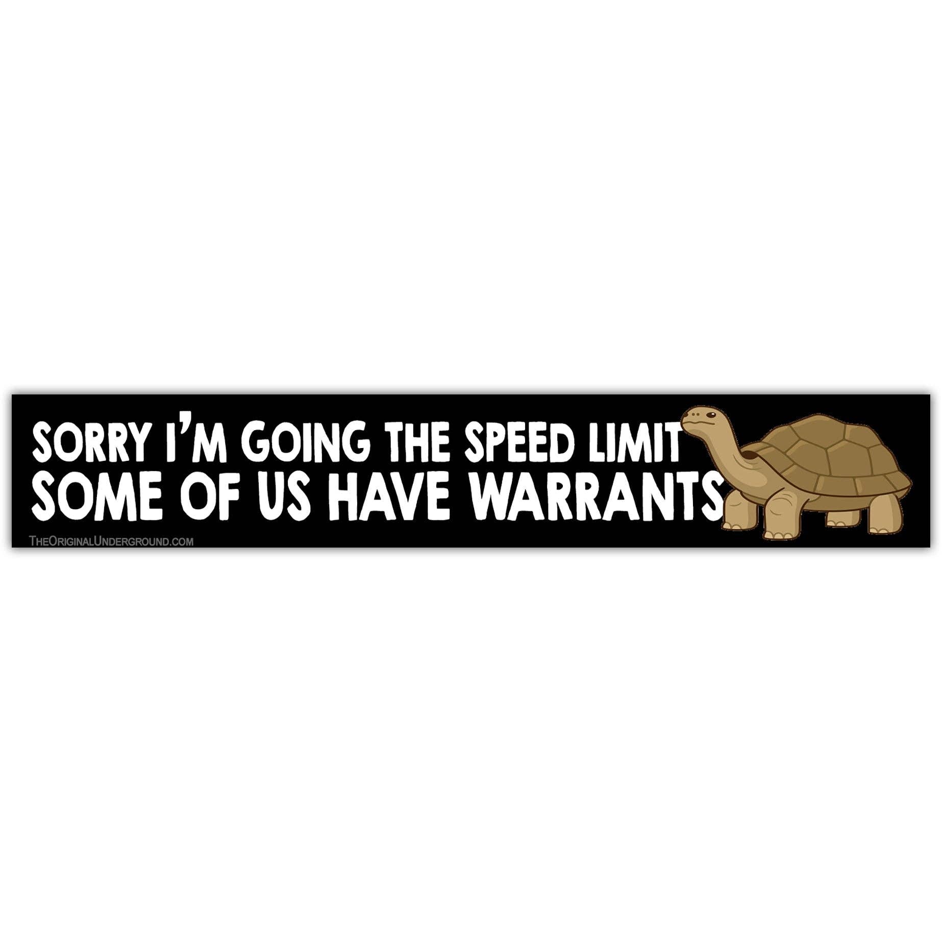 Some of Us Have Warrants Sticker: Default