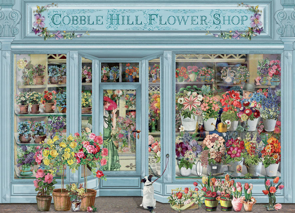 Parisian Flowers 1000-Piece Cobble Hill Puzzle