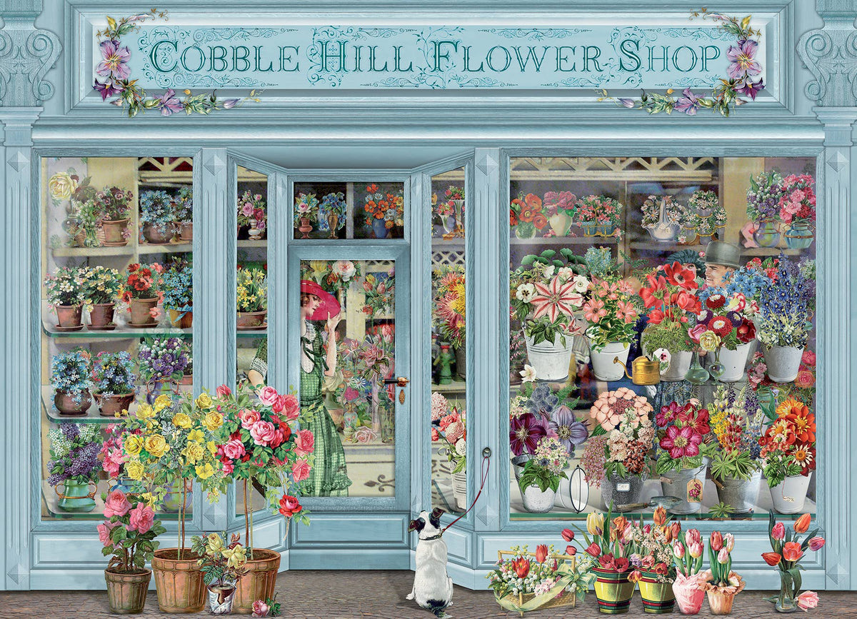 Parisian Flowers 1000-Piece Cobble Hill Puzzle
