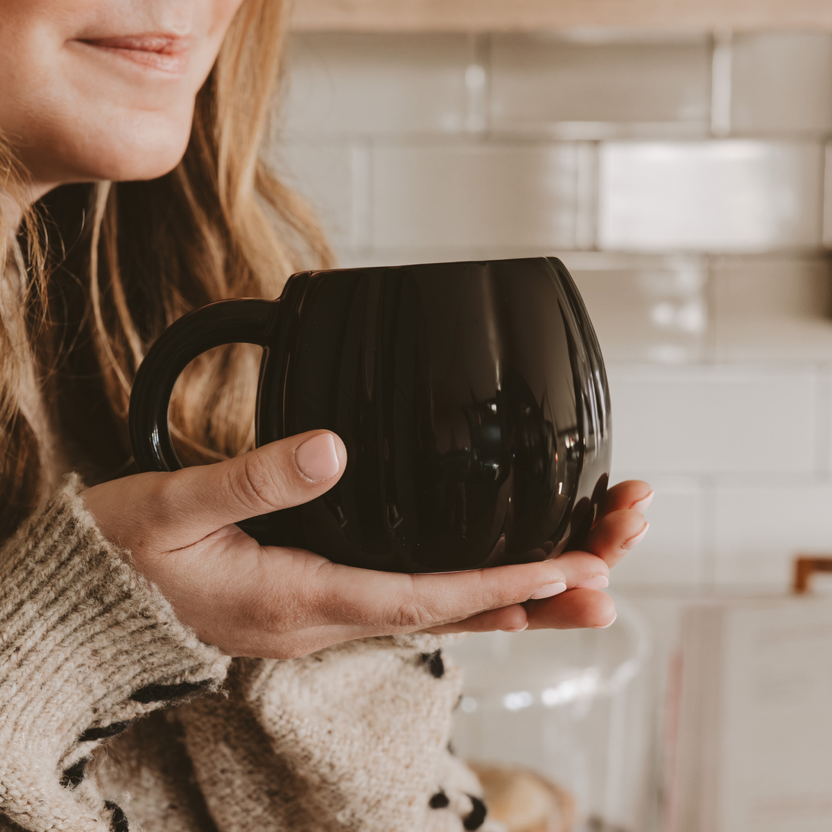 Black Pumpkin Coffee Mug - Fall Decor & Gifts