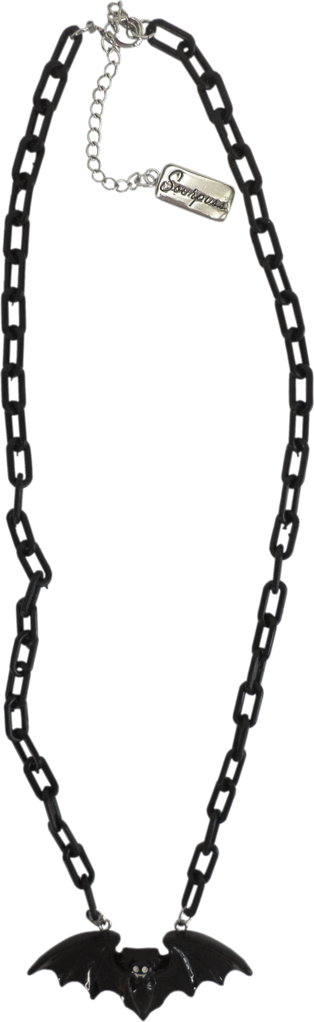 Necklace - Sourpuss - Smiling Vampire Bat