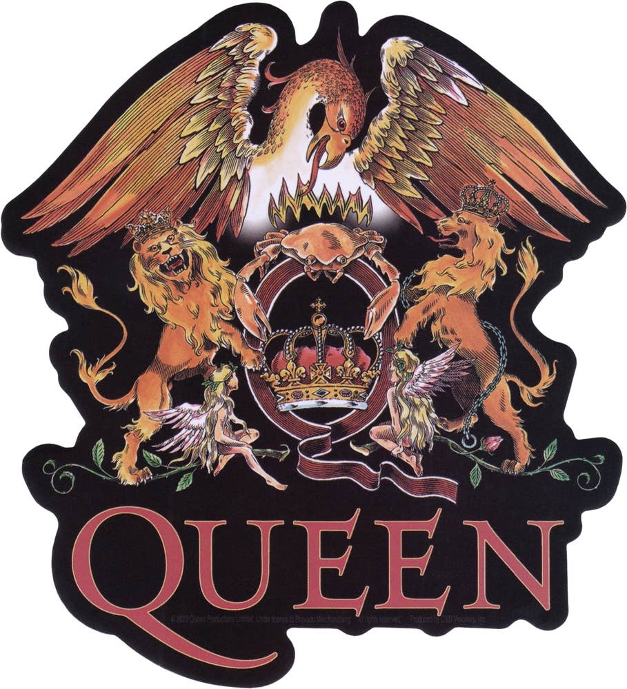 Sticker - Queen - Royal Crest Logo - 4.5"