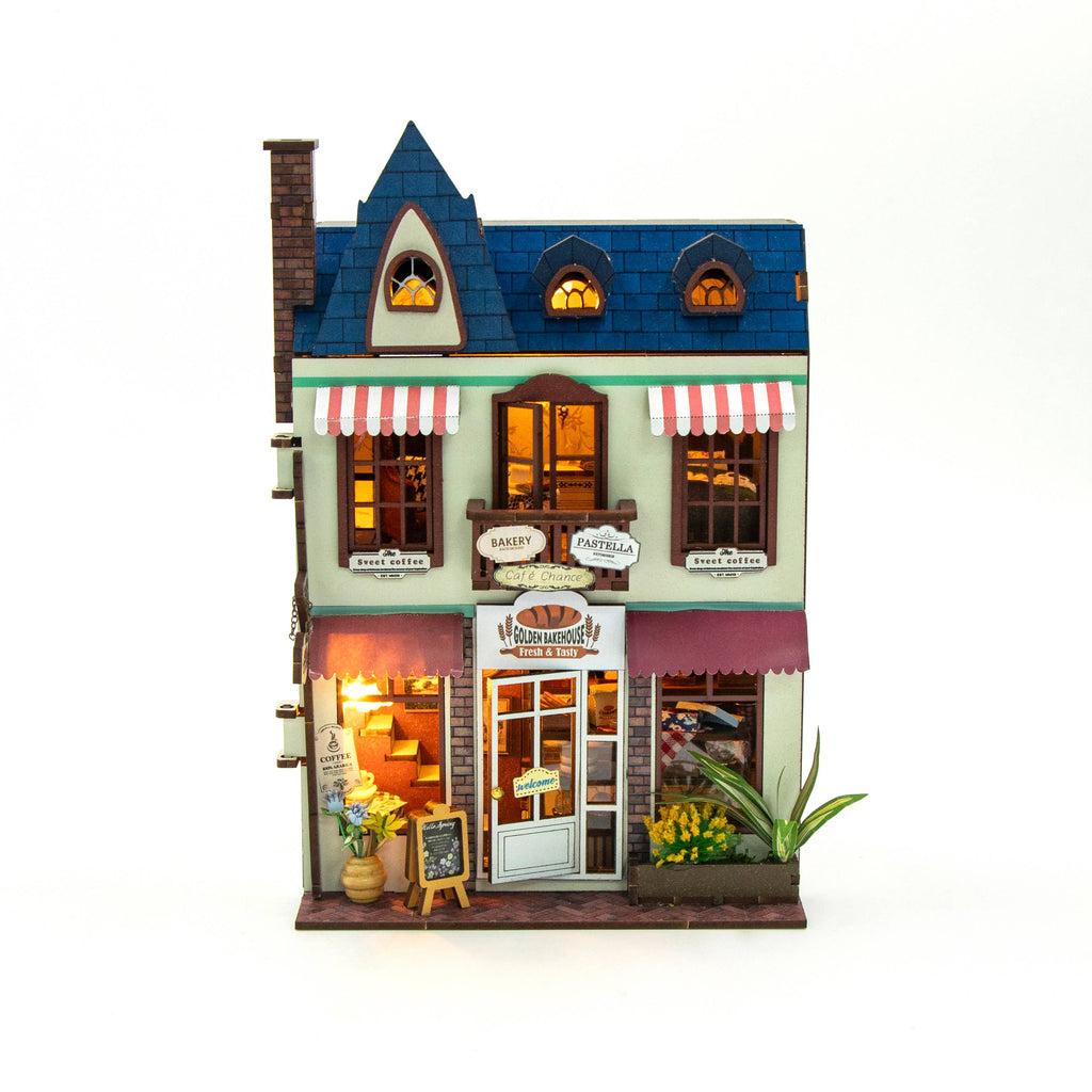 DIY Miniature House Kit: Golden Bakehouse