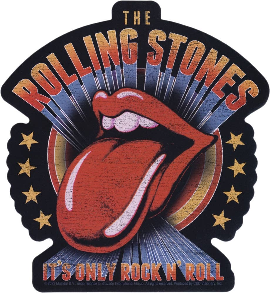Sticker - Rolling Stones -... Rock N' Roll - Music Band 70s