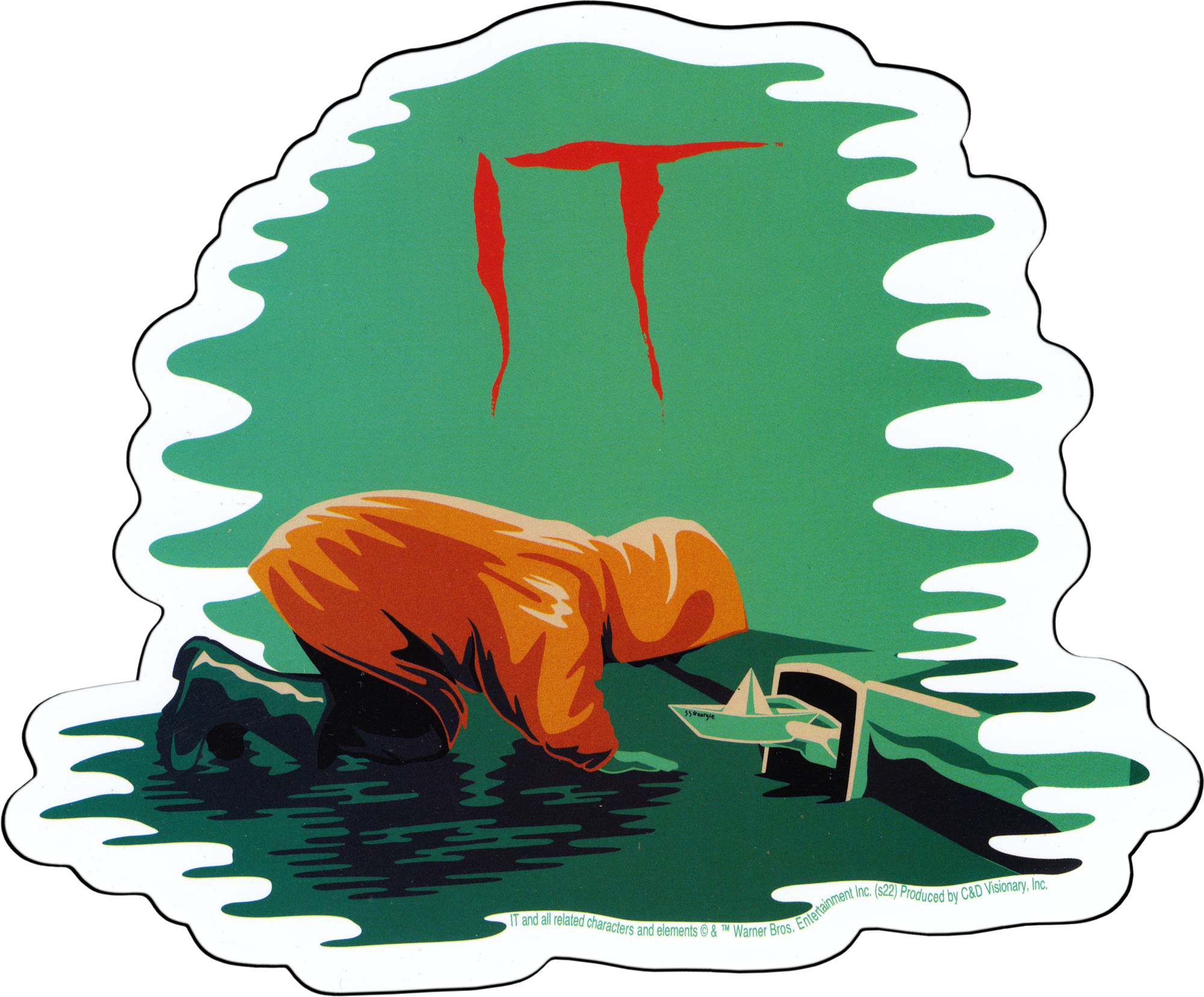 Sticker - Stephen King Movie - IT - Georgie 5.5" - Horror