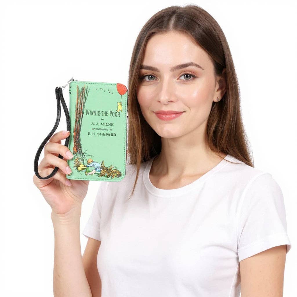 Winnie the Pooh Book Wallet in Vinyl: Beige