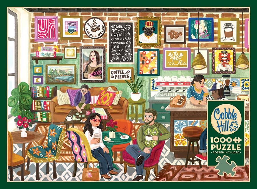 Coffee Please 1000-Piece Cobble Hill Puzzle