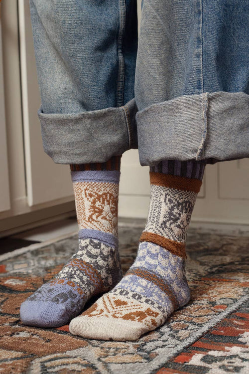 Cat Crew Socks | Give Back to Pet Rescue: Medium (Women 8 - 10 / Men 7 - 9)