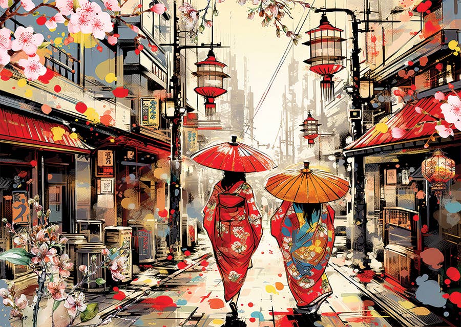 Tokyo Stroll 1000-Piece Enjoy Puzzle
