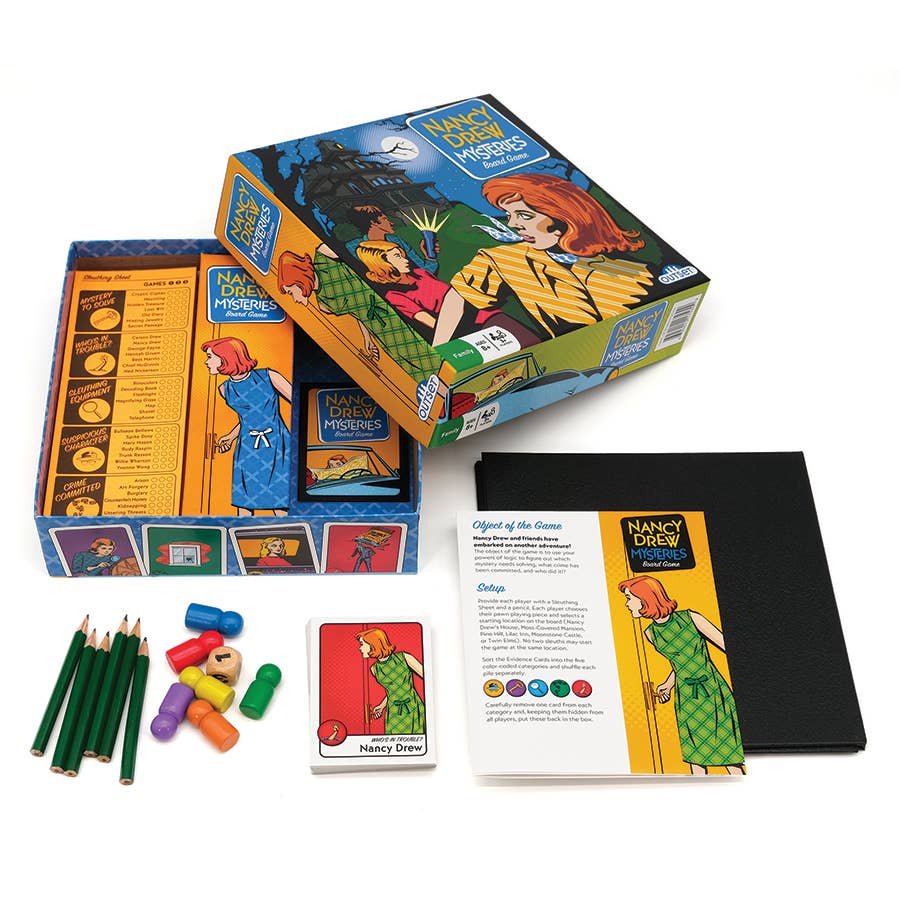 Nancy Drew Mysteries Board Game– Test Your Sleuthing Skills!
