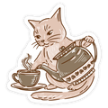 KitTea Sticker