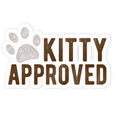Kitty Approved Sticker