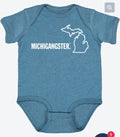 Onesie Heather Marine Blue 6mo-12mo