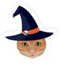 Spooky Kitty Sticker