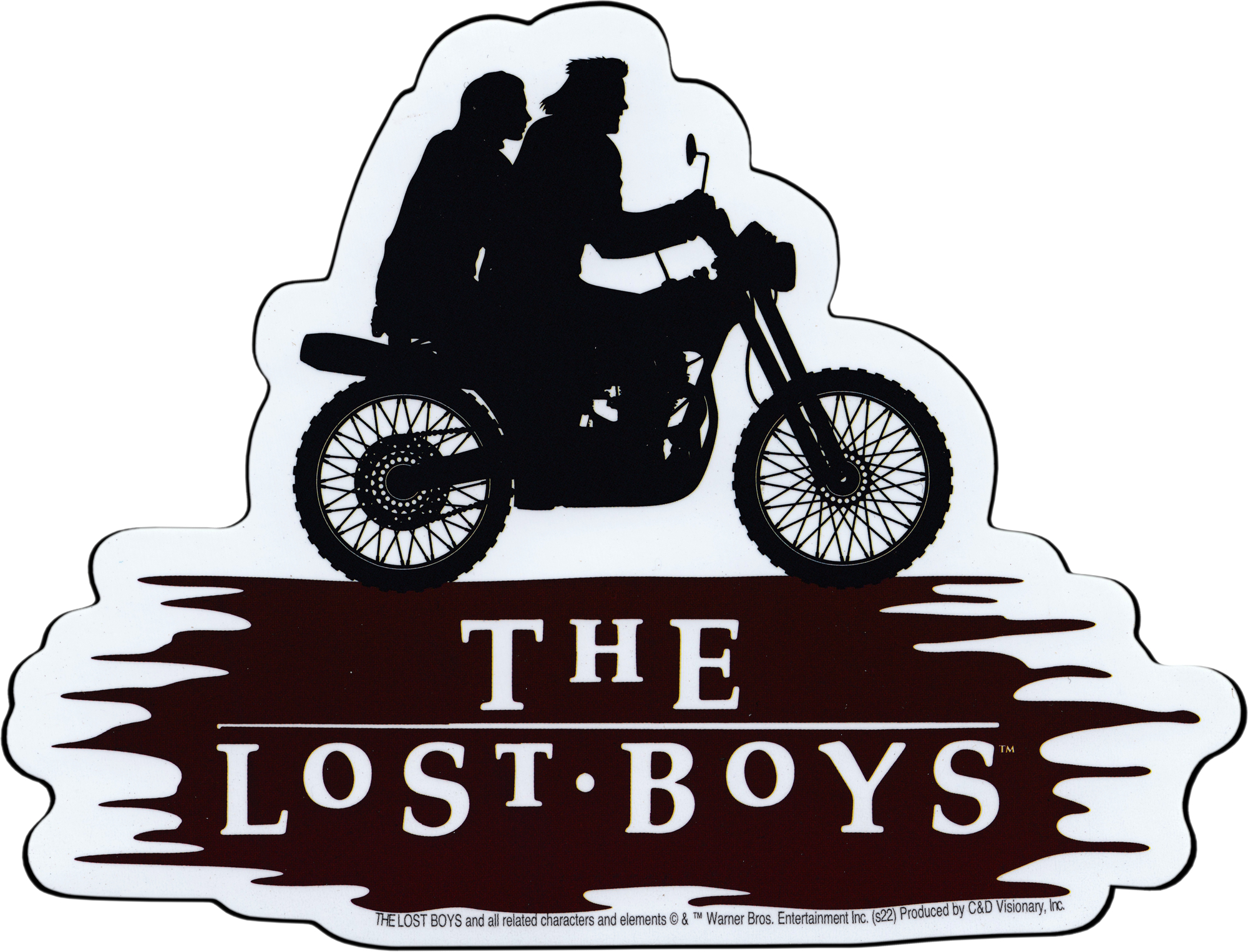 Sticker - The Lost Boys - Bike Logo - 1980s Horror Movie
