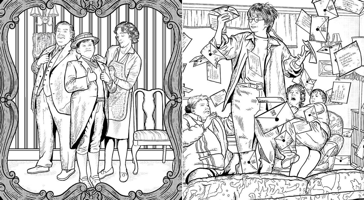 Harry Potter: Coloring Wizardry