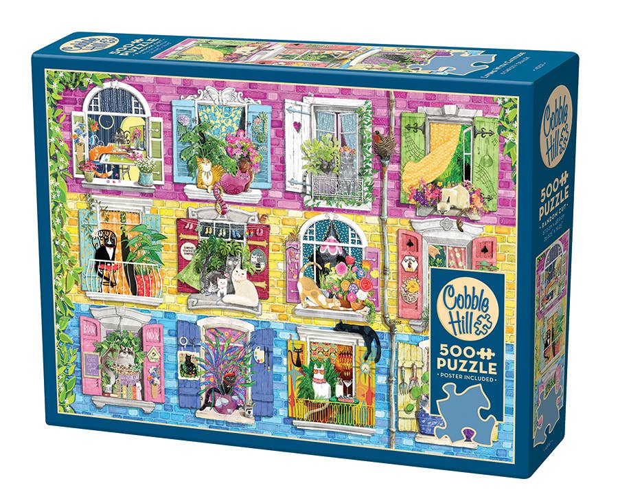 Living With Catitude 500-Piece Cobble Hill Puzzle