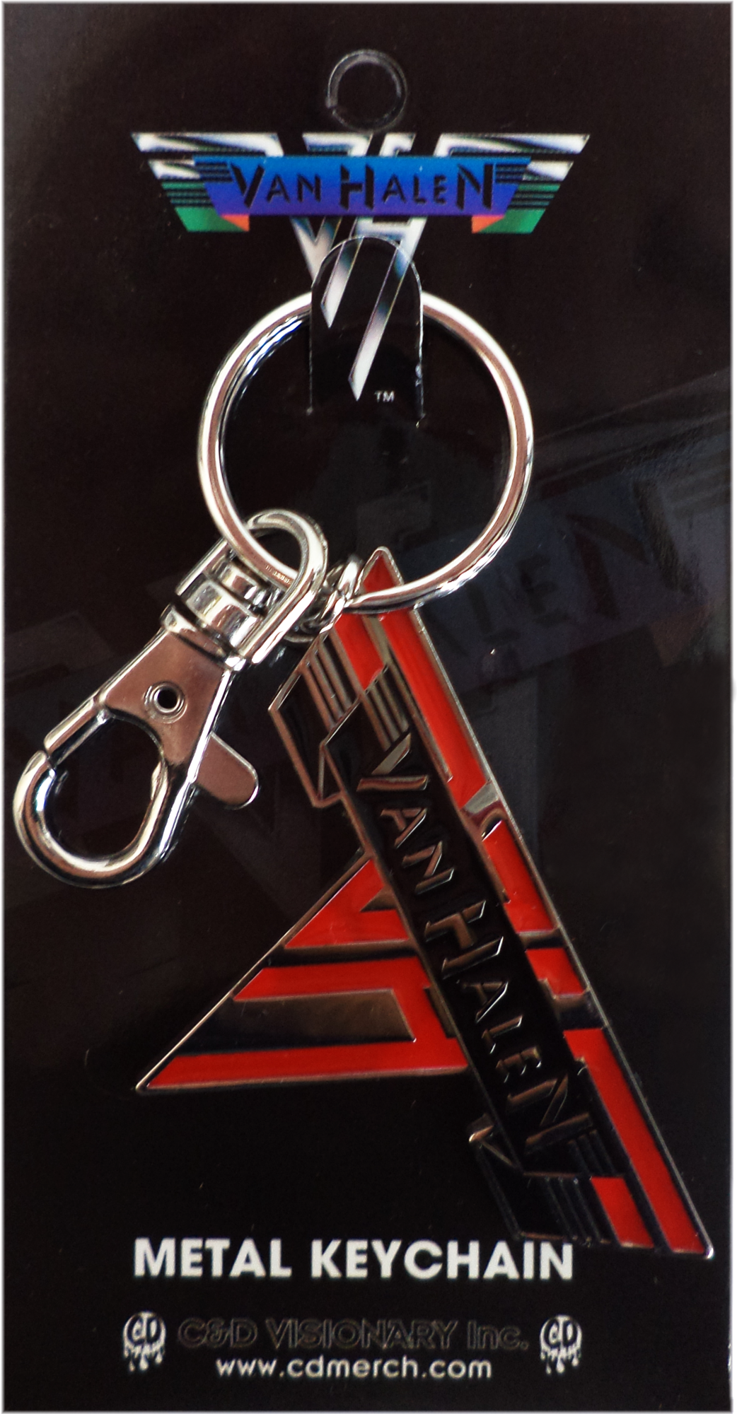 Metal Keychain - Van Halen - Classic Rock Music Band 1980s