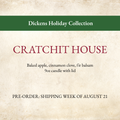 Cratchit House Literary Holiday Candle | Cozy Dickens Christ
