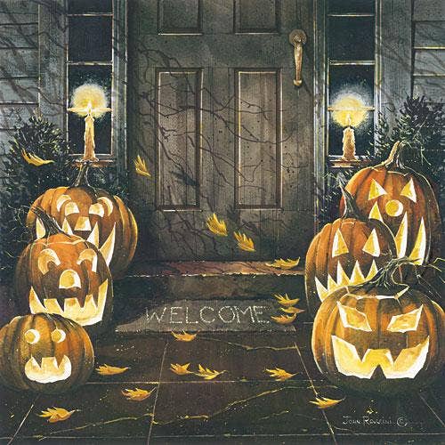 JR342 | Halloween Hello Art Print: 16X16