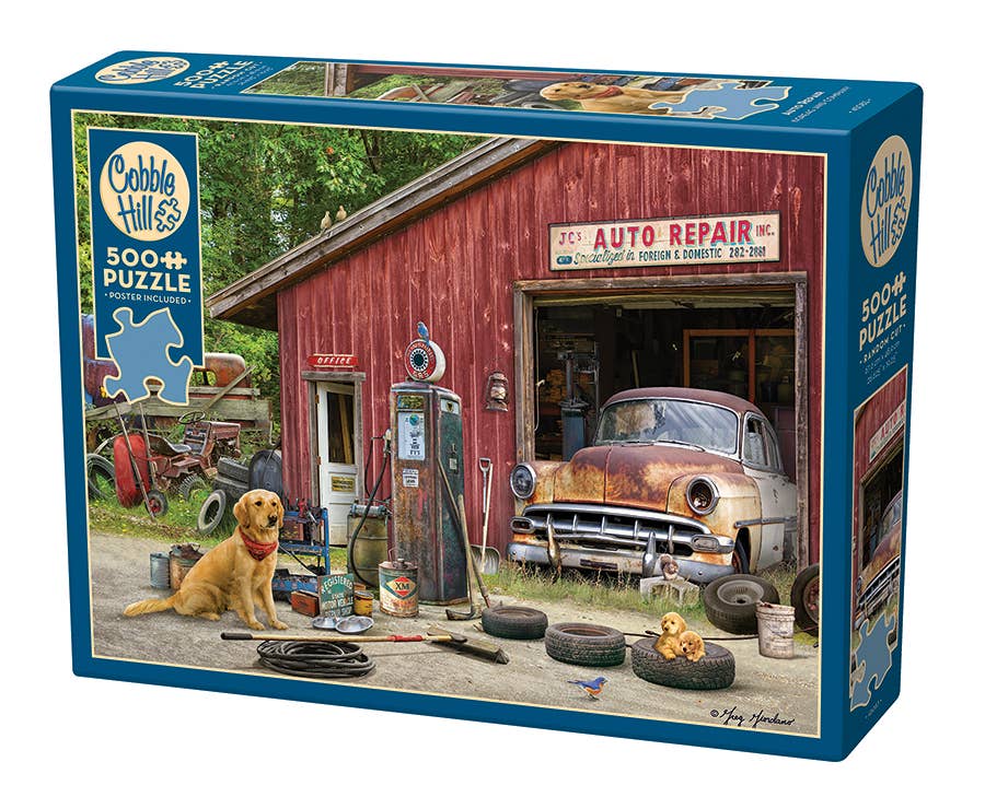 Auto Repair 500-Piece Cobble Hill Puzzle
