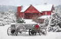 Tree Farm Wagon – Christmas Wall Art: 4A / 11" x 14"
