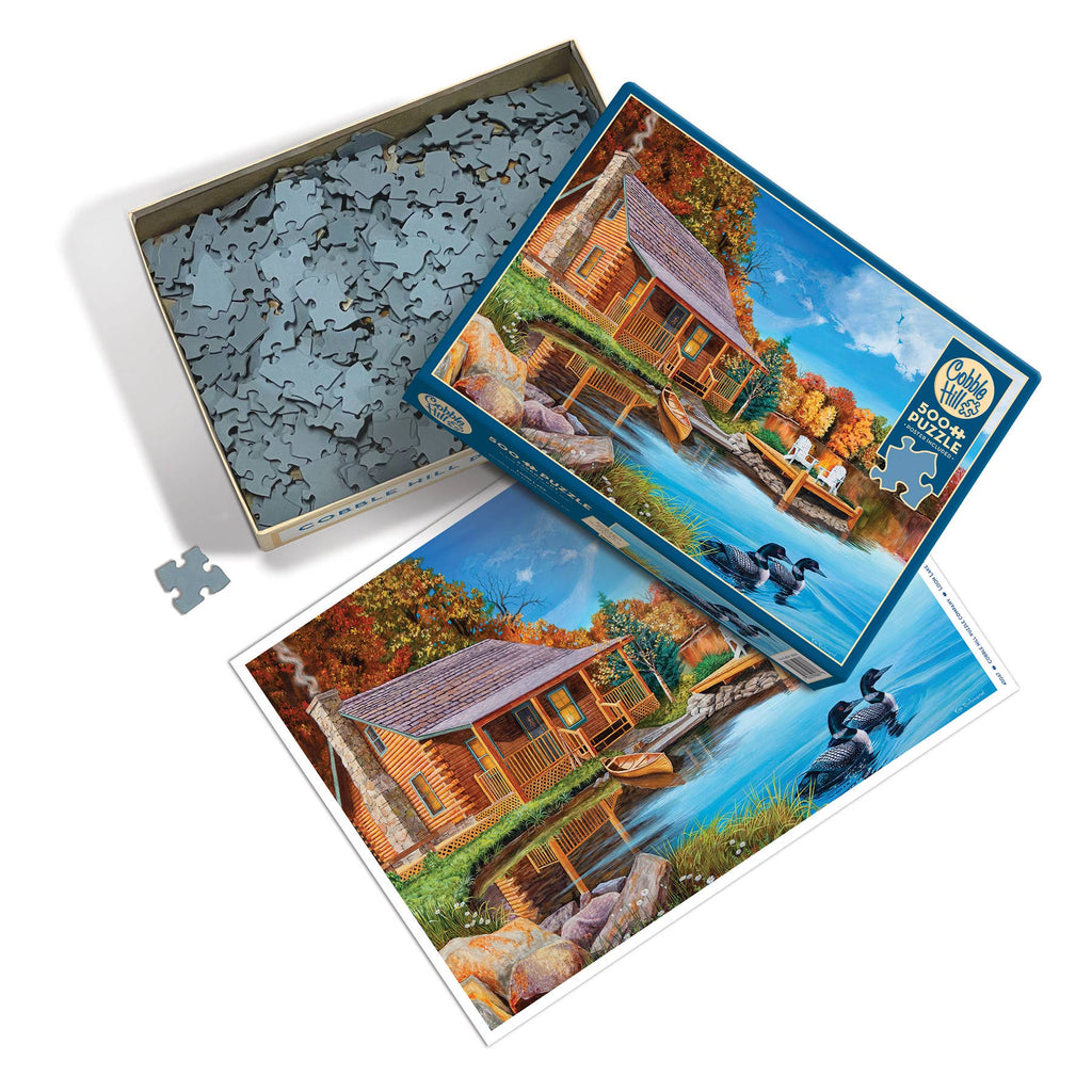 Loon Lake 500-Piece Cobble Hill Puzzle