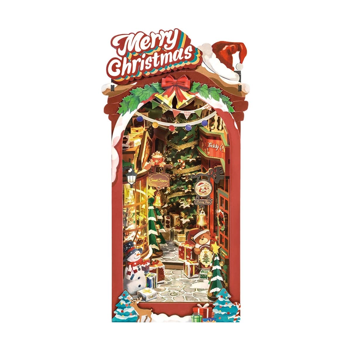 DIY Book Nook Kit: Christmas Street