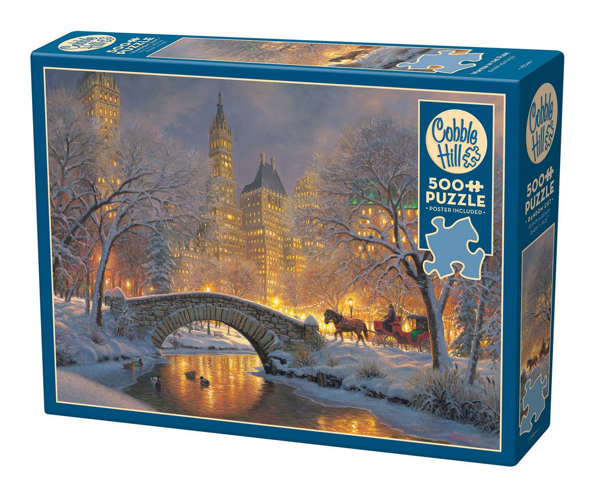 Winter in the Park 500-Piece Cobble Hill Puzzle