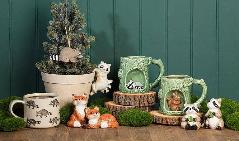 Nature Inspired Mug with Alcove-4"H(11oz): Mushroom
