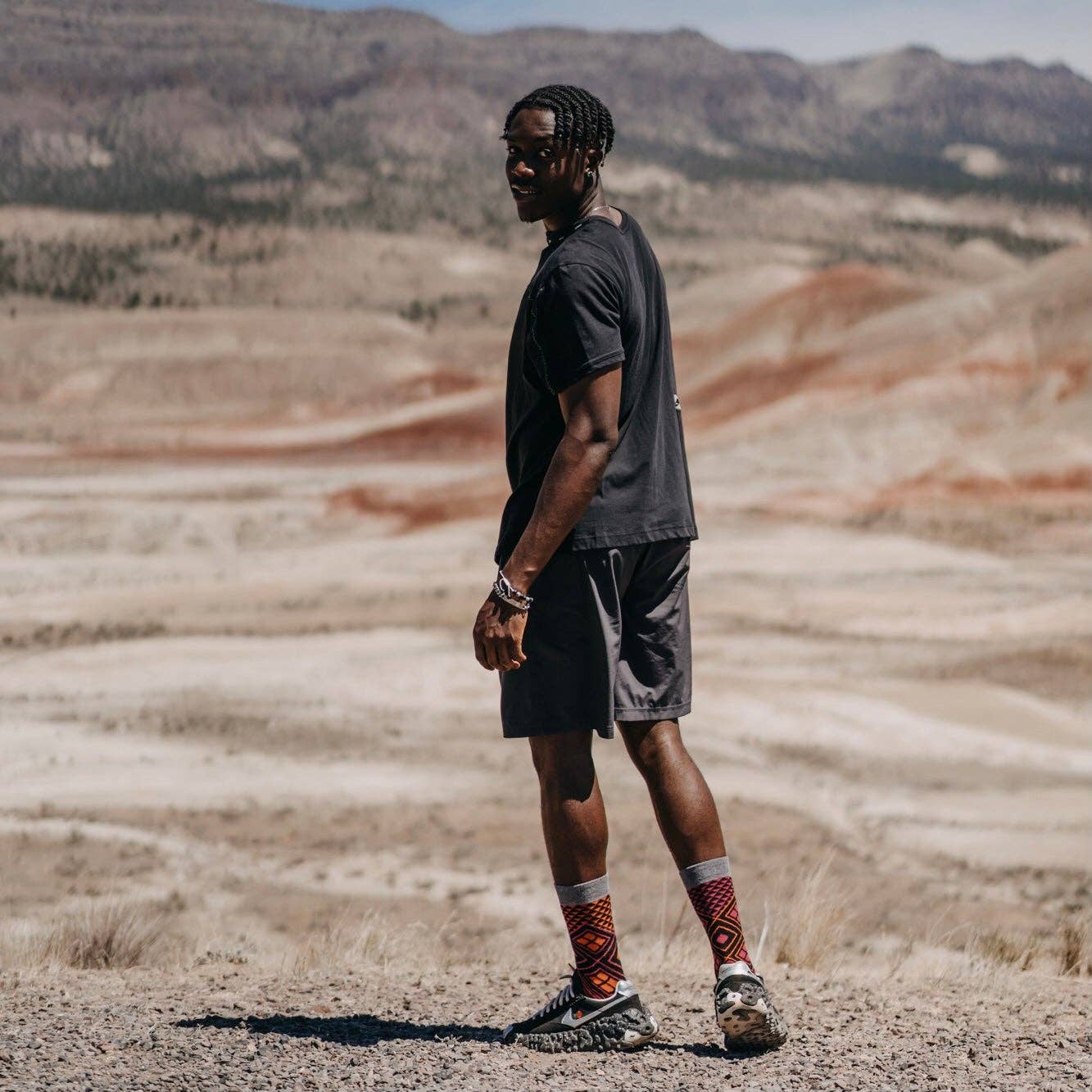 Crew Performance Wool Socks - Mango | Eco-Friendly Athletic : Small/Medium (Women 5-10 / Men 4-8)